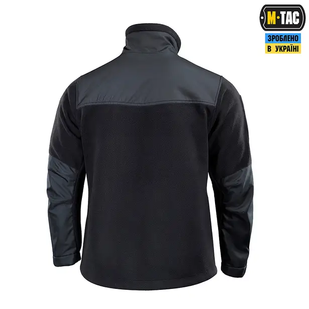 4 - Флісова куртка-кофта M-Tac Alpha Microfleece Gen.II. Чорний