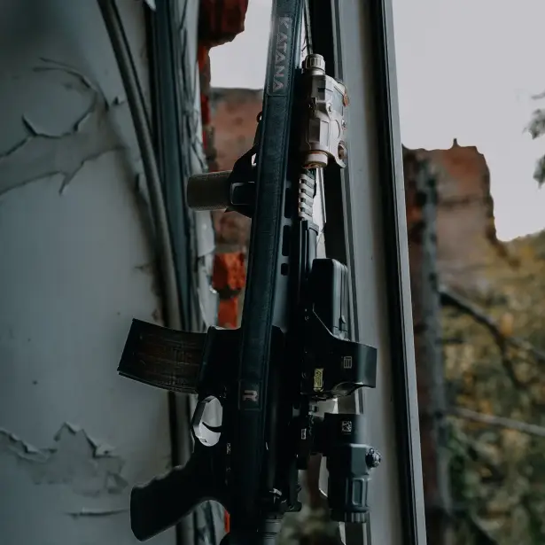 5 - Ремінь збройовий RAGNAROK Katana (KATANA-B) з карабіном Ghost Hook, Чорний