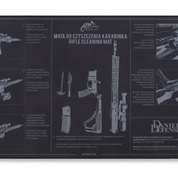 2 - Килимок для чистки гвинтівки Helikon із неопрену. Чорний