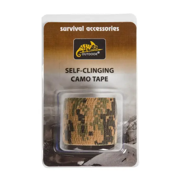 2 - Камуфляжна еластична стрічка Helikon Digital Woodland, 3,5м