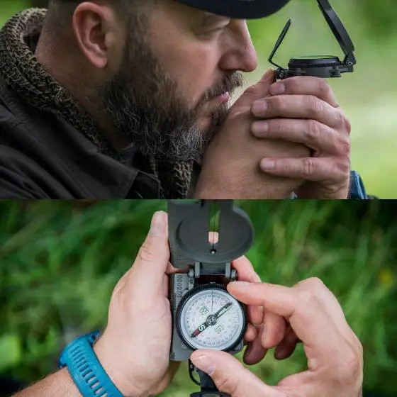 7 - Компас Helikon Ranger Mk2. Серый