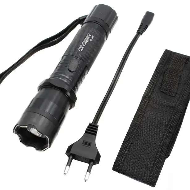 2 - Портативний ліхтар-шокер Police Шерхан BL-1101, 1 Led, Чорний