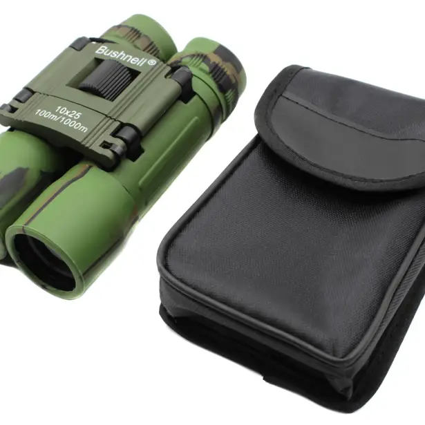 1 - Бинокль Bushnell 4789 10х25 с чехлом. Камуфляж