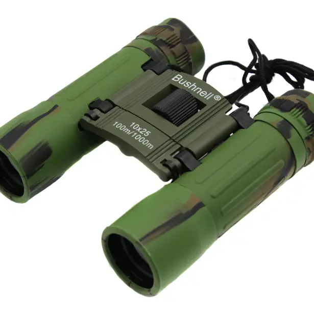 2 - Бинокль Bushnell 4789 10х25 с чехлом. Камуфляж