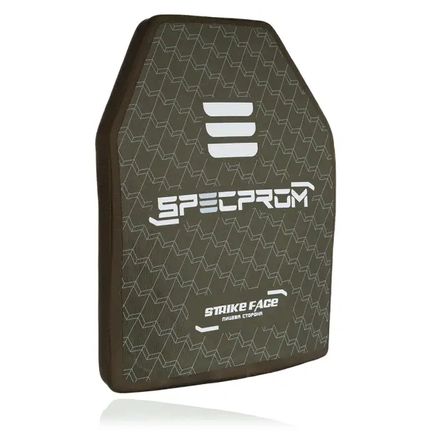 1 - Керамічна бронеплита S-Line 5-го класу SPECPROM. Вага 3.38 кг. Розмір 27.5 на 35 см.
