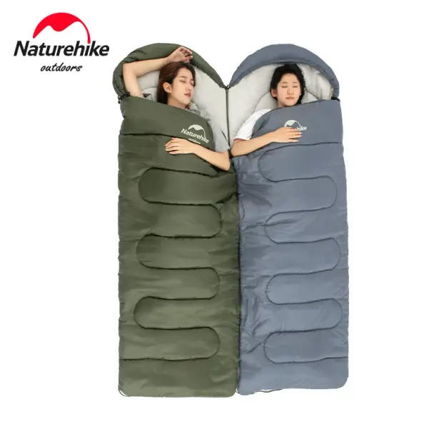 3 - Спальний мішок Naturehike Y150L NH21MSD08 правий. Темно-зелений