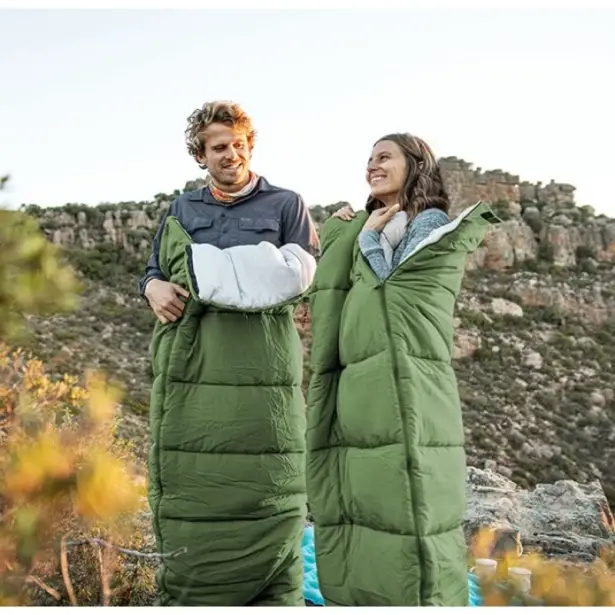 5 - Спальний мішок Naturehike F150 NH22MSD05 правий. Темно-зелений