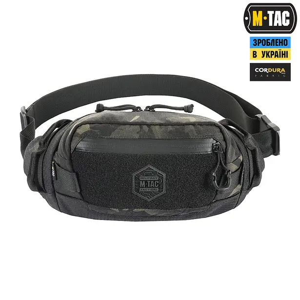 2 - Сумка на пояс M-TAC Waist Bag Elite Hex. Мультикам-чорний