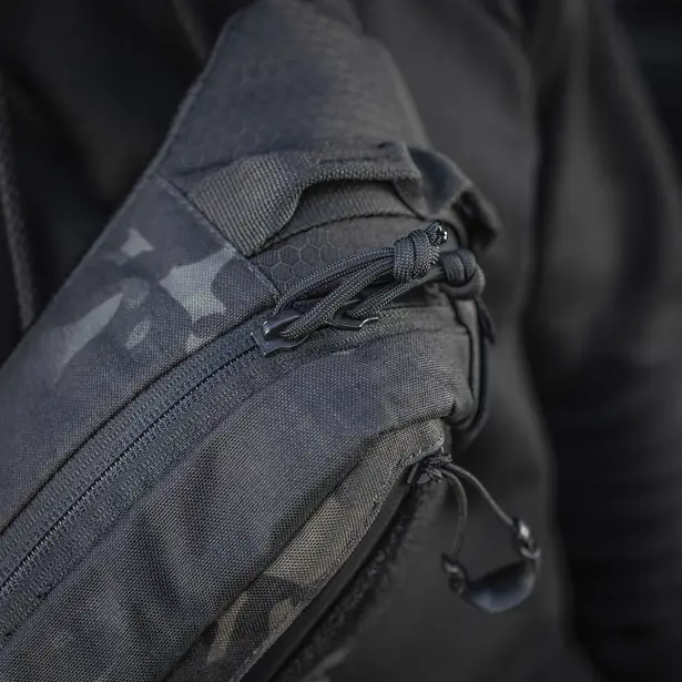 8 - Сумка на пояс M-TAC Waist Bag Elite Hex. Мультикам-чорний