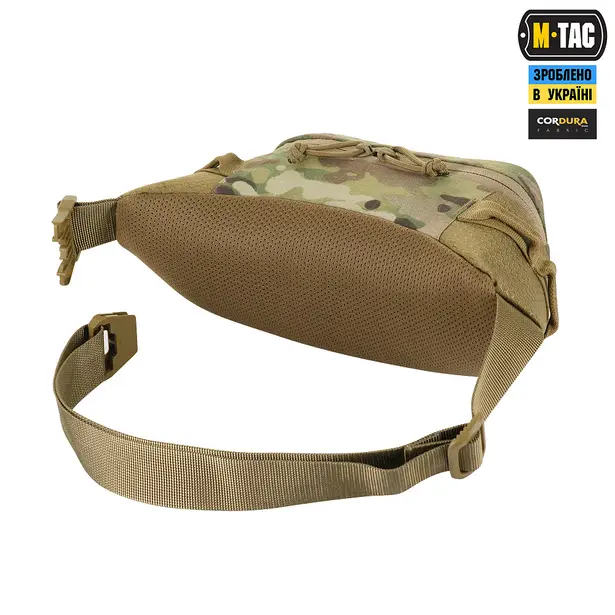 4 - Сумка на пояс M-TAC Waist Bag Elite Hex. Мультикам-койот