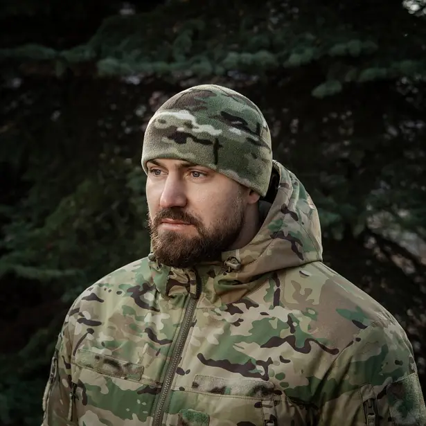 10 - Шапка флісова M-Tac Watch Cap Elite із Slimtex. Мультикам