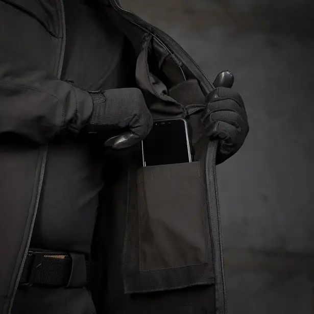 11 - Куртка M-Tac Soft Shell Police. Чорна