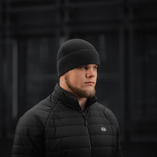 6 - Шапка флисовая M-Tac Watch Cap Polartec. Черный