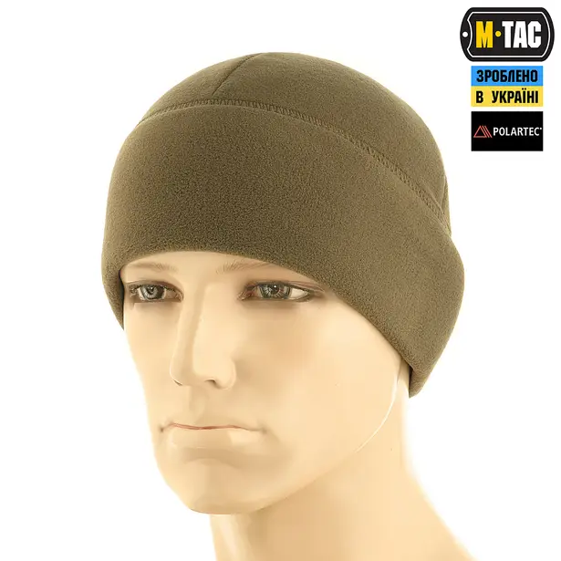 1 - Шапка флисовая M-Tac Watch Cap Polartec. Коричневый