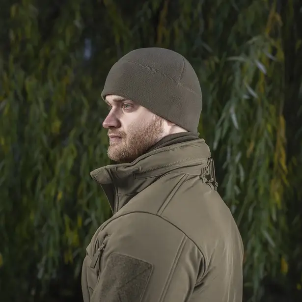 8 - Шапка флисовая M-Tac Watch Cap Polartec. Коричневый