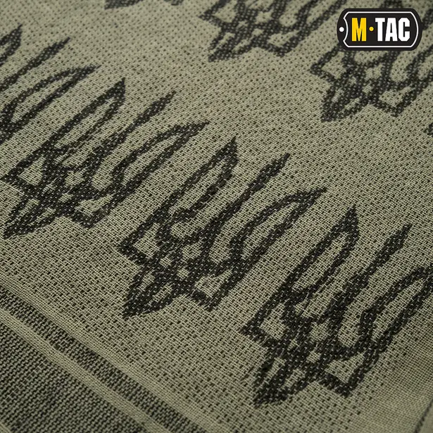 3 - Шарф шемаг, арафатка M-Tac с тризубом. Зеленый