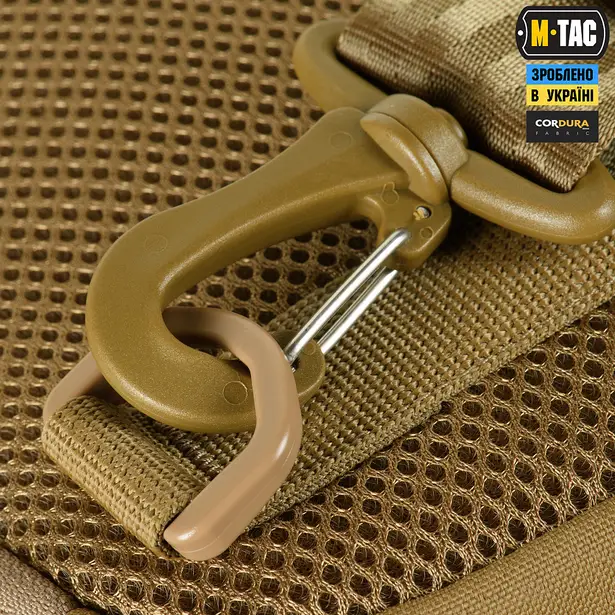 4 - Сумка через плече M-Tac Cross Bag Elite Hex. Койот
