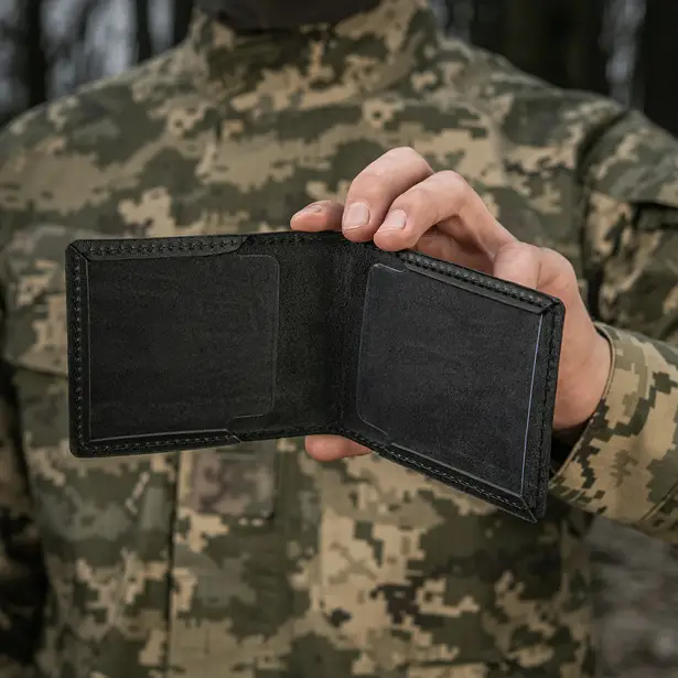 7 - Обложка на удостоверение Участник Боевых Действий (УБД) M-Tac Череп. Черный