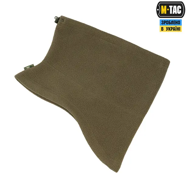 3 - Флісовий баф, шарф M-Tac Elite Fleece анатомічний з затяжкою. Олива