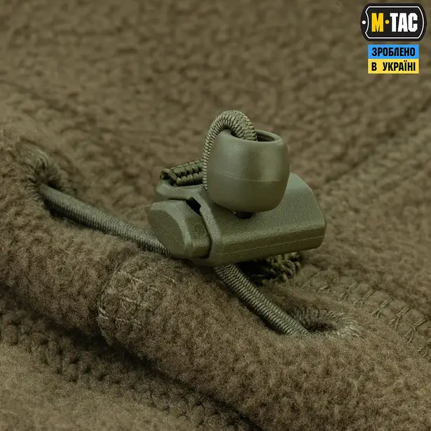 5 - Флісовий баф, шарф M-Tac Elite Fleece анатомічний з затяжкою. Олива