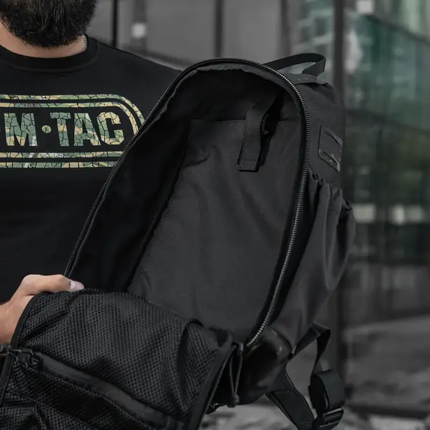 10 - Тактичний рюкзак M-Tac Sturm Elite 15л. Чорний мультикам