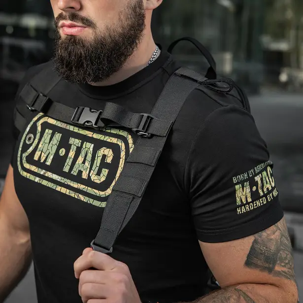 7 - Тактичний рюкзак M-Tac Sturm Elite 15л. Чорний мультикам