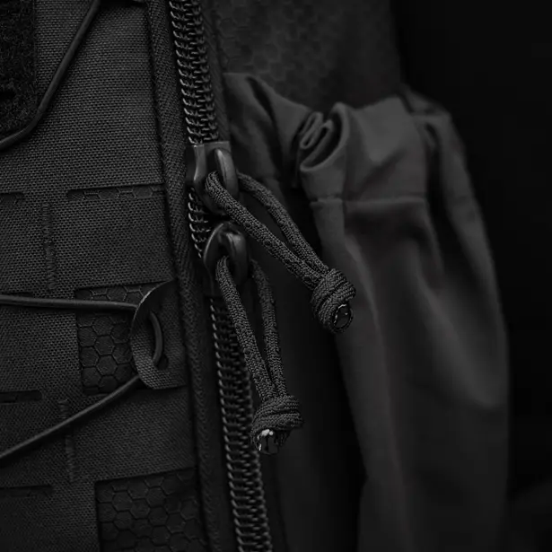 13 - Тактичний рюкзак M-Tac Sturm Elite з ергономічними лямками. Чорний