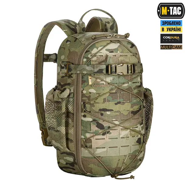 23 - Тактичний рюкзак M-Tac Sturm Elite з ергономічними лямками. Мультикам