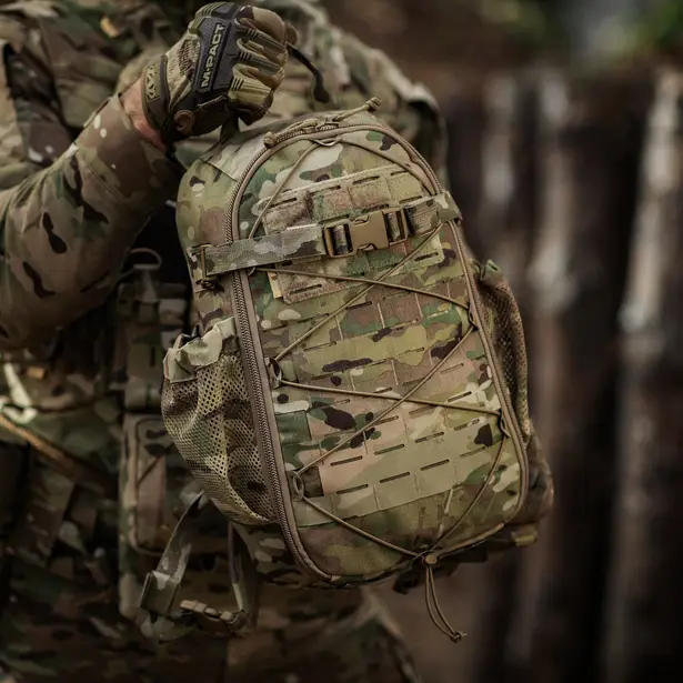 4 - Тактичний рюкзак M-Tac Sturm Elite з ергономічними лямками. Мультикам