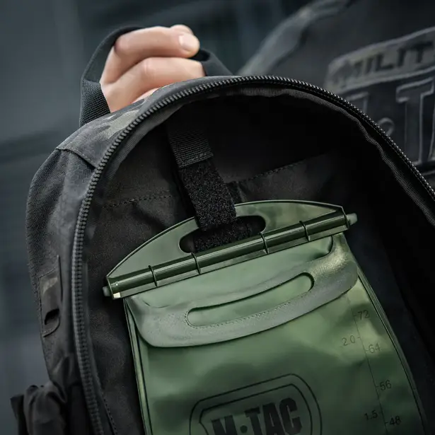 11 - Тактичний рюкзак M-Tac Sturm Elite з ергономічними лямками. Чорний мультикам