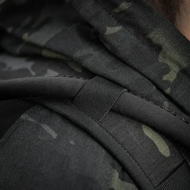 6 - Тактичний рюкзак M-Tac Sturm Elite з ергономічними лямками. Чорний мультикам