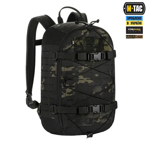 23 - Тактичний рюкзак M-Tac Sturm Elite з ергономічними лямками X-Large Elite Gen.II. Чорний мультикам