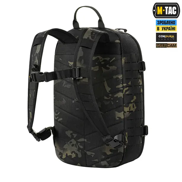 20 - Тактичний рюкзак M-Tac Sturm Elite з ергономічними лямками X-Large Elite Gen.II. Чорний мультикам