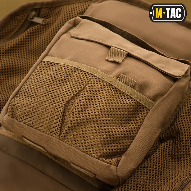 4 - Рюкзак M-Tac Armadillo з однією лямкою. Темний койот