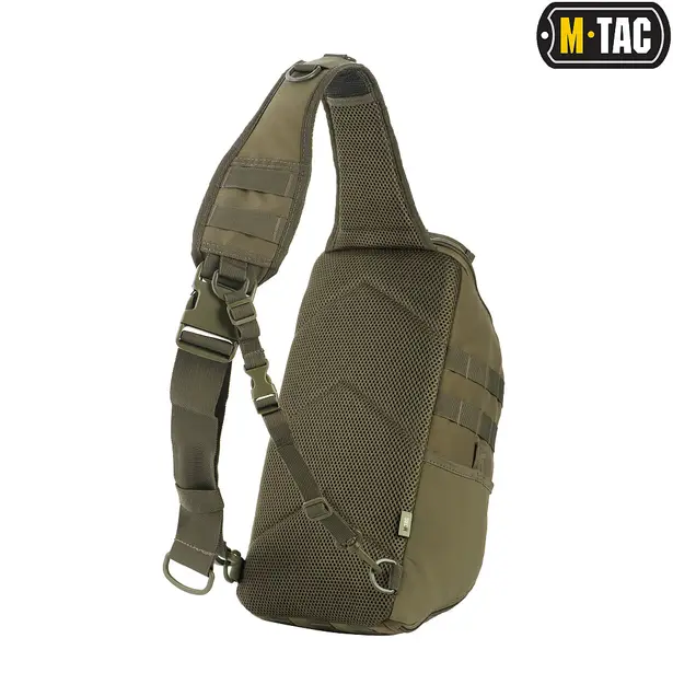 21 - Рюкзак M-Tac Armadillo з однією лямкою. Олива