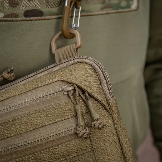 16 - Тактична сумка M-Tac Admin Bag Medium Elite Hex з липучкою. Койот