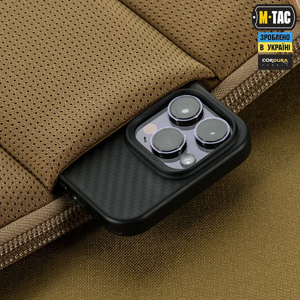 2 - Тактична сумка M-Tac Admin Bag Medium Elite Hex з липучкою. Койот