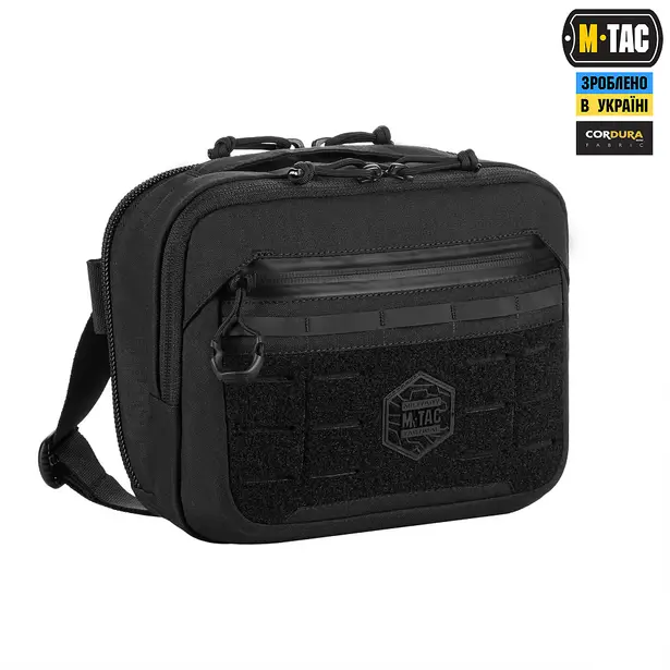 22 - Сумка через плече M-Tac EDC Bag Elite. Чорний