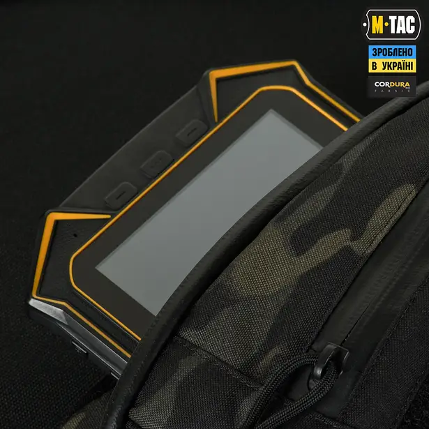5 - Сумка через плече M-Tac Sphaera Hex Hardsling Bag Elite Large з липучкою. Мультикам чорний