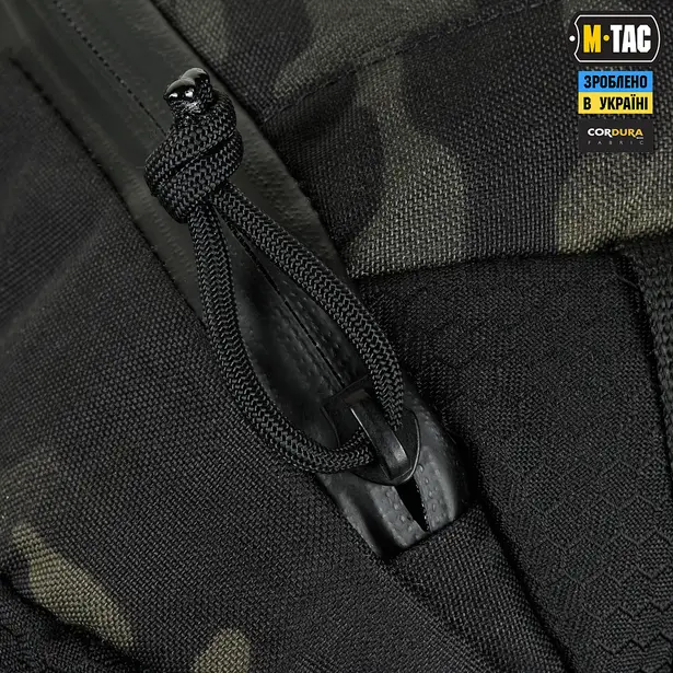 7 - Сумка через плече M-Tac Sphaera Hex Hardsling Bag Elite Large з липучкою. Мультикам чорний