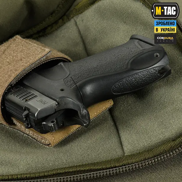 12 - Сумка через плече M-Tac Sphaera Hex Hardsling Bag Elite Large з липучкою. Олива