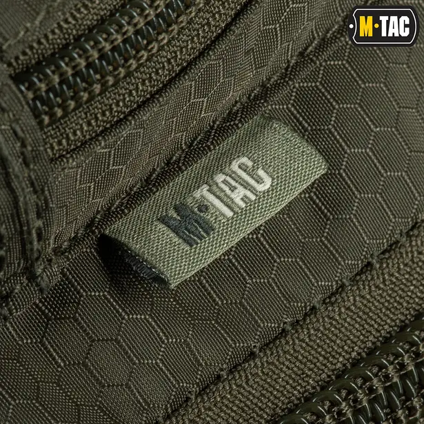 5 - Тактична сумка через плече M-Tac Urban Line City Hunter Hexagon. Олива