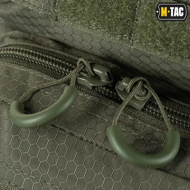 4 - Тактична сумка через плече M-Tac Urban Line City Hunter Hexagon. Олива