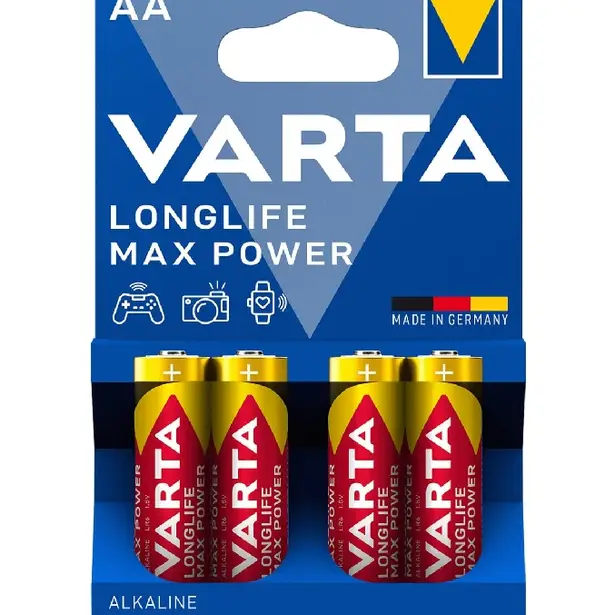 1 - Батарейки Varta Max Power LR6/AA Alkaline, 4 шт
