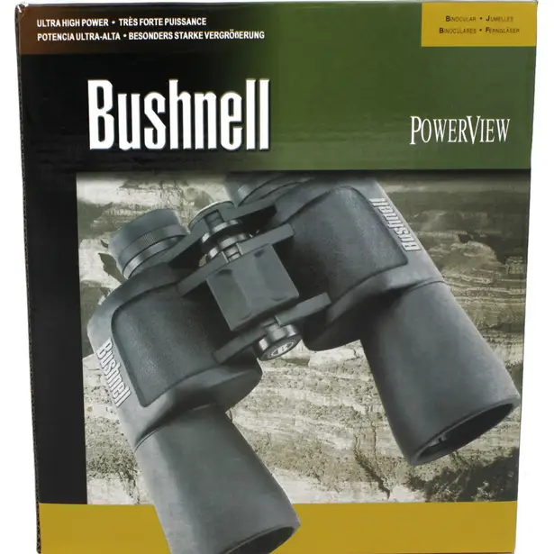 4 - Бинокль Bushnell 7187 60х90 с чехлом. Черный