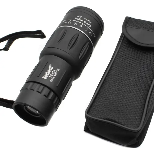 1 - Монокль Bushnell 4502 16x52 з чохлом. Чорний