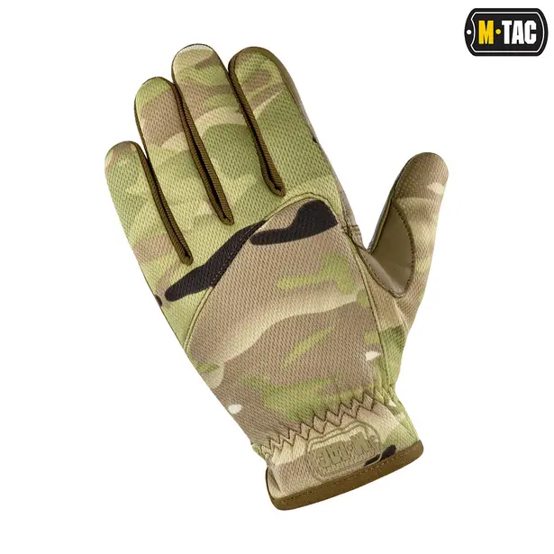 5 - Рукавички M-Tac Scout Tactical Mk.2 шкіряні. Мультикам