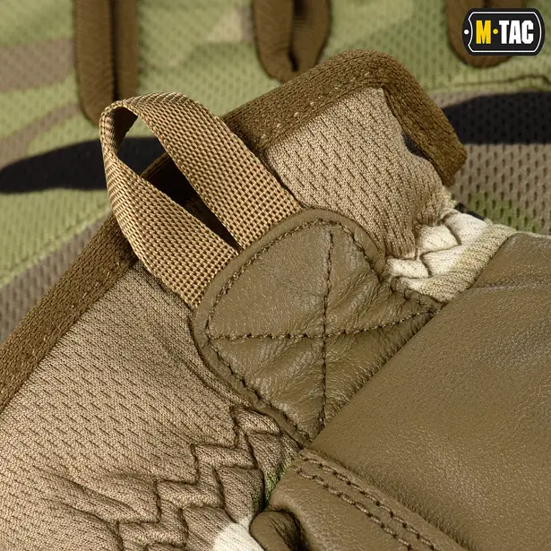 8 - Рукавички M-Tac Scout Tactical Mk.2 шкіряні. Мультикам