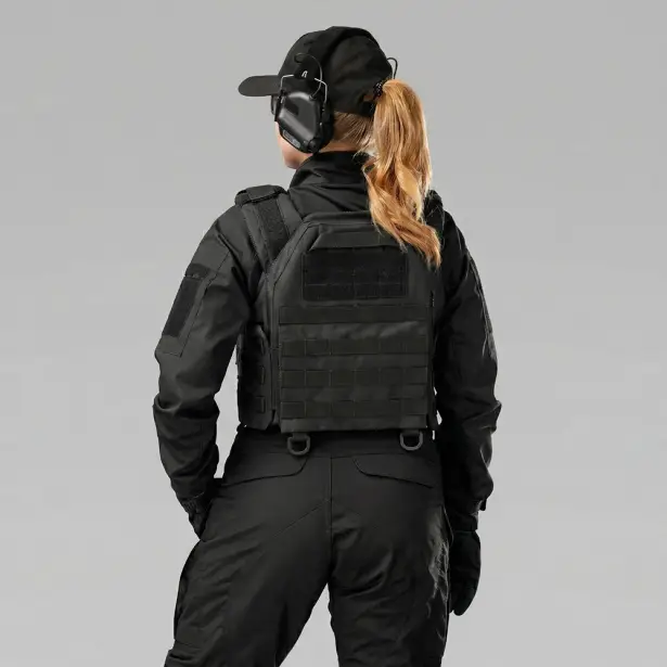 12 - Плитоноска жіноча Warmor gen.3 FL SPECPROM (for Ladies). Без підсумків. Зі швидким боковим та верхнім скиданням (без плит). Чорний