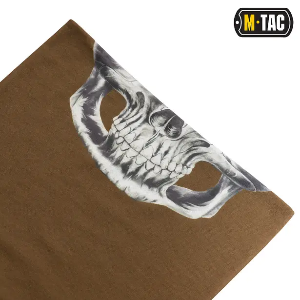7 - Шарф-труба полегшений M-Tac Reaper Skull. Койот